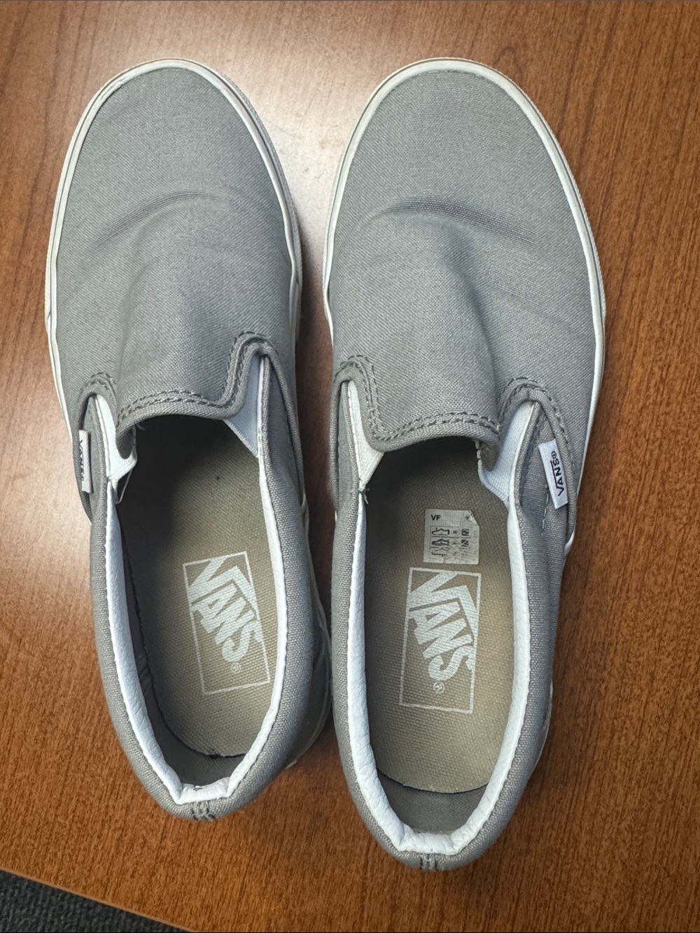 Vans Unisex Slip-On Canvas Sneakers — Gray - Picture 5 of 6